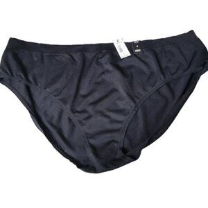 NWT Torrid Black Seamless Smooth Mid-Rise Hipster Panty Size 4